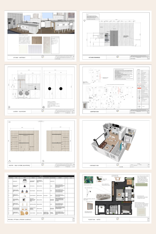 The purpose of interior design drawings and documentation