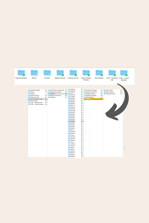 How to organise design client digital files using Dropbox