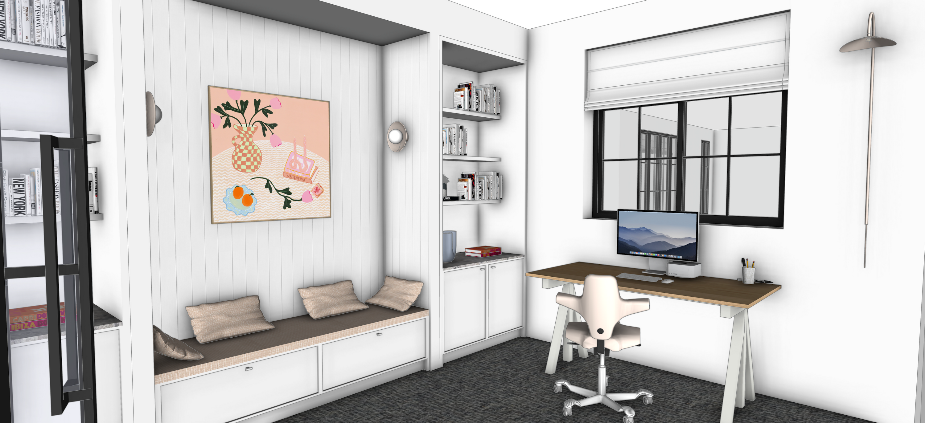 How I use SketchUp + Layout in my interior design workflow – The Little ...