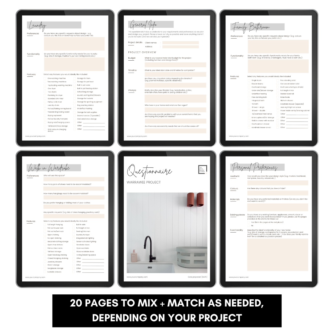 Client Onboarding Questionnaire (AI enabled)