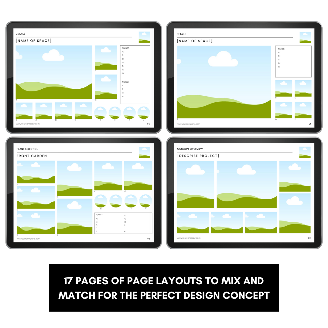 Landscape Design Concept Template – The Little Design Corner