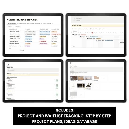 The Client Project Tracker – The Little Design Corner