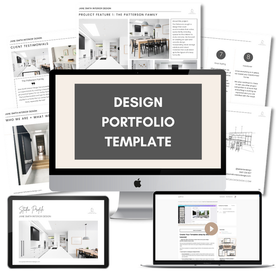 Studio Profile (Design Portfolio) Template – The Little Design Corner