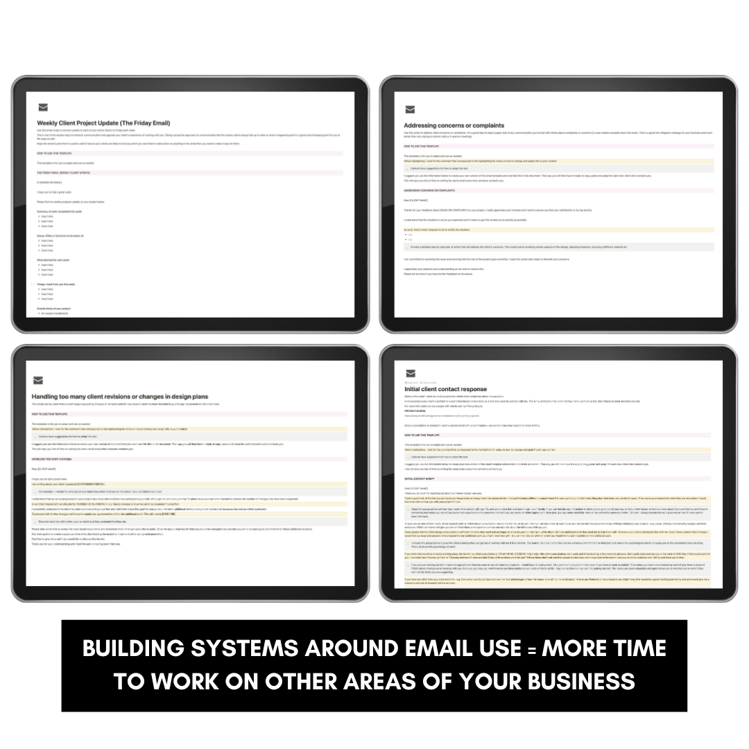 Email Scripts Database for Designers – The Little Design Corner