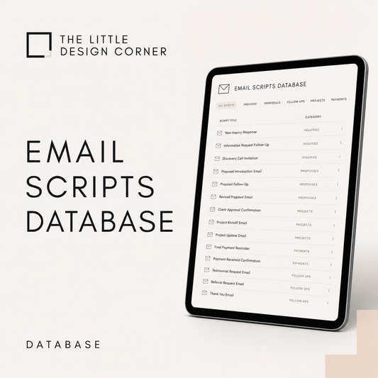 Email Scripts Database for Designers