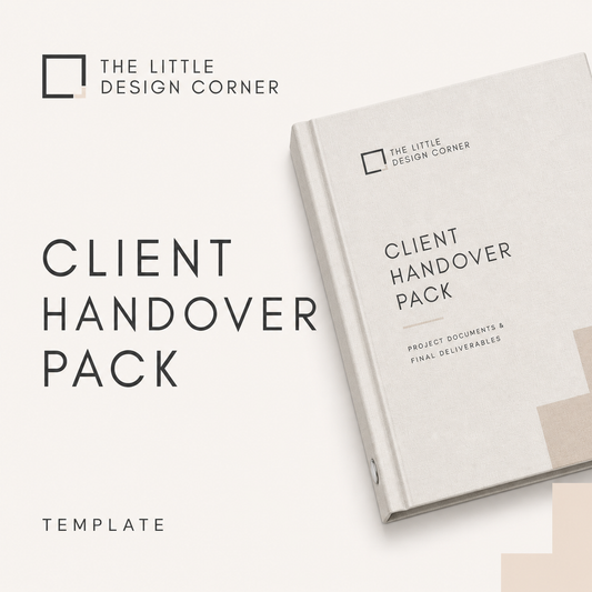 Client Handover Pack (Close Out Binder) Template