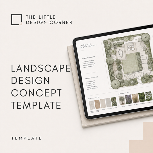 Landscape Design Concept Template