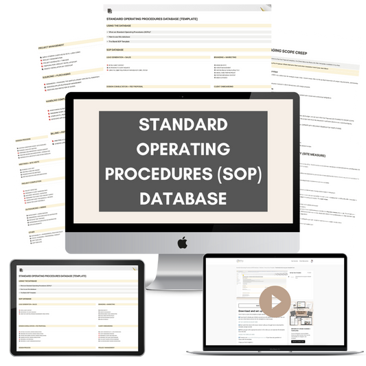 Business Procedures (SOP) Database: Streamline your Systems + Processes