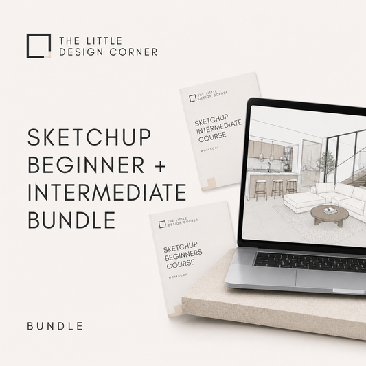 SketchUp Beginner + Intermediate Course Bundle