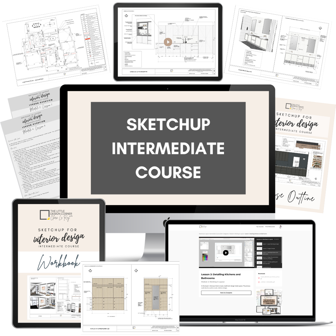 SketchUp for Interior Design - Intermediate Course