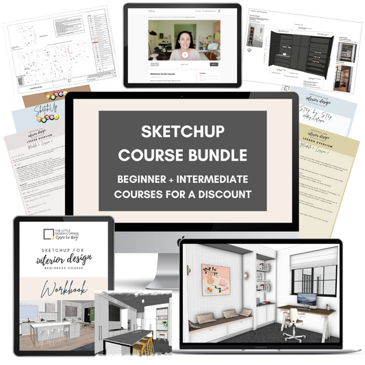 SketchUp Beginner + Intermediate Course Bundle